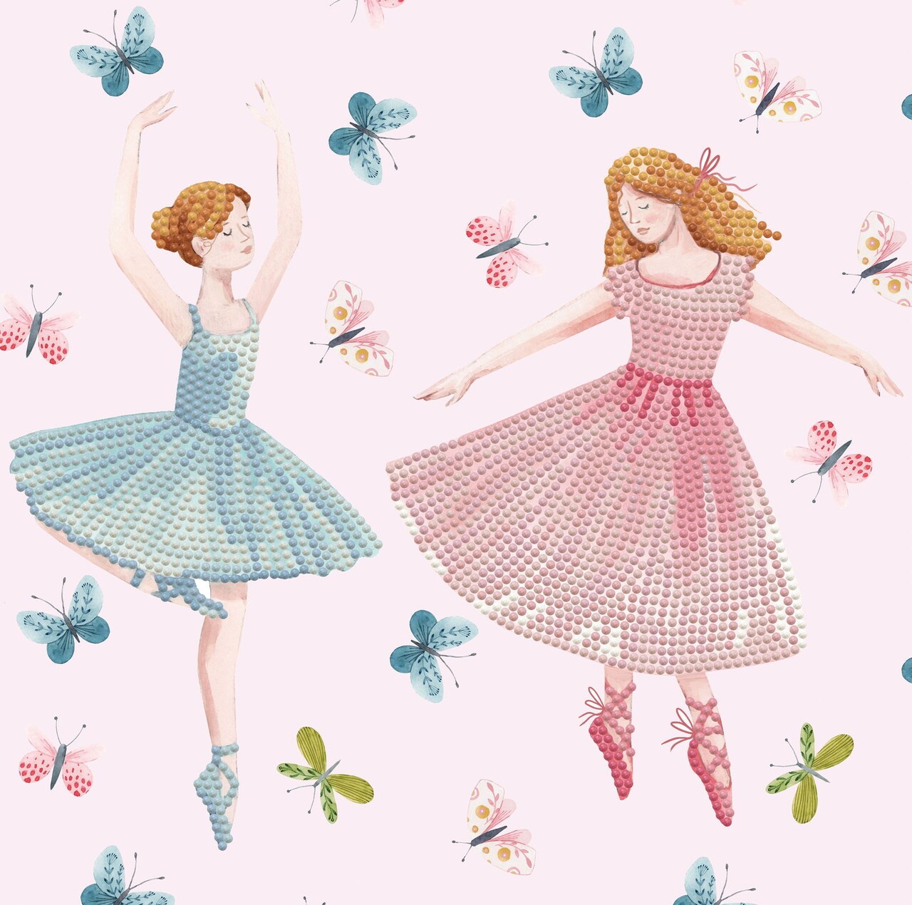 Diamond Dotz Ballet Babes Dotz Box Dance Diamond Painting Kits for Adults - Diamond Art Kits a Relaxing Creative Craft Kit with Dotz Gems 11x11